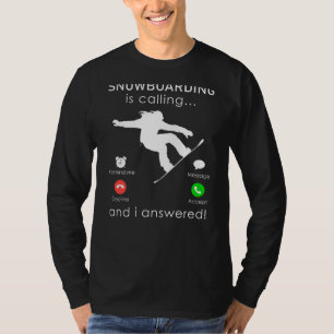 Camiseta Abrazando la llamada a la moto de nieve: Un viaje 