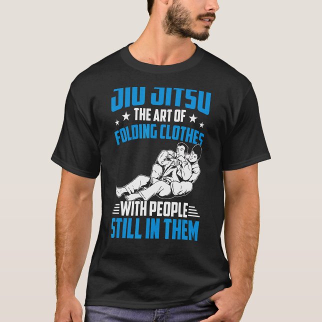 Camiseta Abrazando Tácticamente A Jiu Jitsu De Ropa Doble (Anverso)