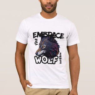 Camiseta Abrazar al lobo dentro