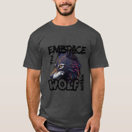 Camiseta Abrazar al lobo dentro