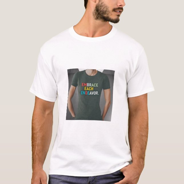 CAMISETA ABRAZAR CADA INTENCIÓN. (Anverso)