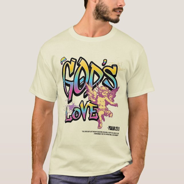 Camiseta "Abrazar el amor de Dios: Fieles y bendecidos" (Anverso)