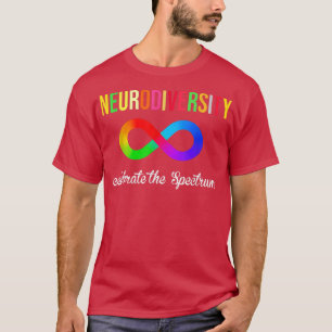 Camiseta Abrazar el espectro de la neurodiversidad ASD Auti