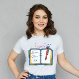 Camiseta Abrazar la felicidad 2025