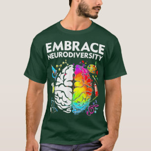 Camiseta Abrazar la neurodiversidad, vincular el autismo de