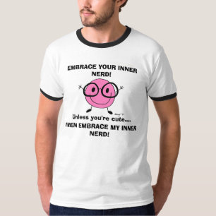 Camiseta ABRAZAR TU NERD Mens Ringer Tee