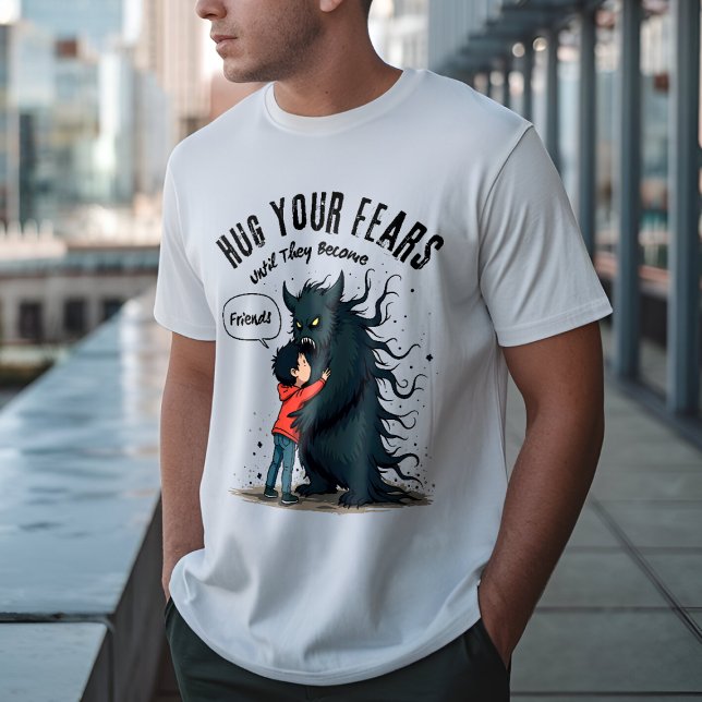 Camiseta Abrazarse los miedos - Superar el miedo motivacion (Subido por el creador)