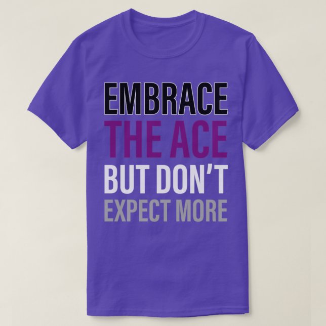 Camiseta Abrazo asexual a la homosexualidad de As (Diseño del anverso)