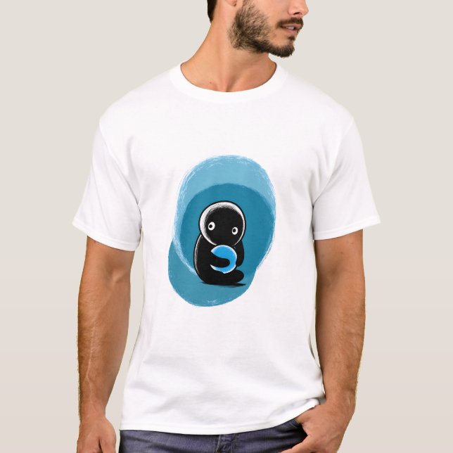 Camiseta Abrazo Azul (Anverso)
