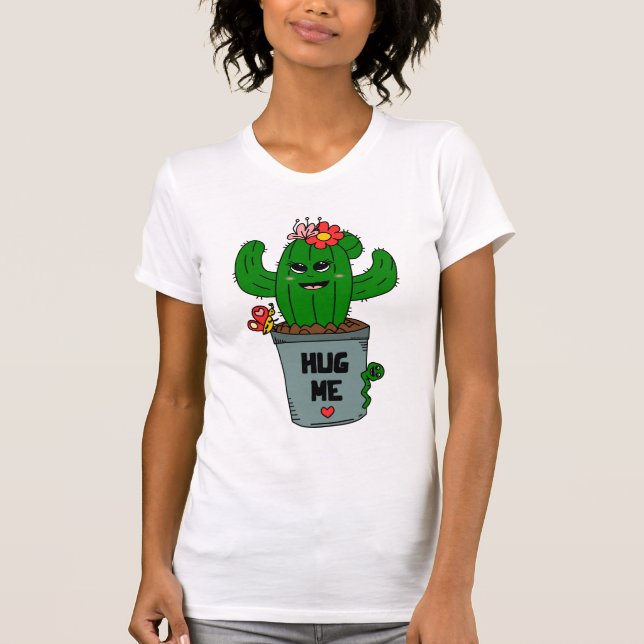 Camiseta Abrazo de cactus (Anverso)