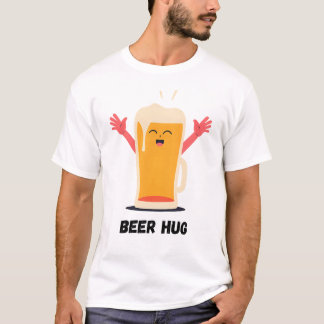 Camiseta Abrazo De Cerveza - La Raza Que Se Puede Adoptar