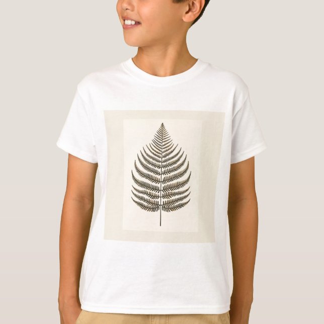 Camiseta Abrazo De Hoja Gentil - Niños Acogedores Tee (Anverso)