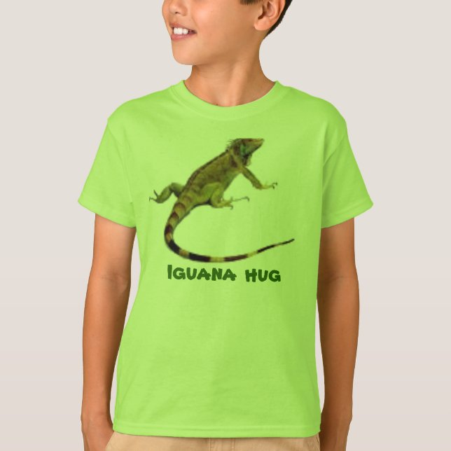 Camiseta Abrazo de la iguana (abrazo del wanta de I) (Anverso)