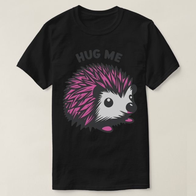 Camiseta Abrazo de mi lindo erizo (Diseño del anverso)