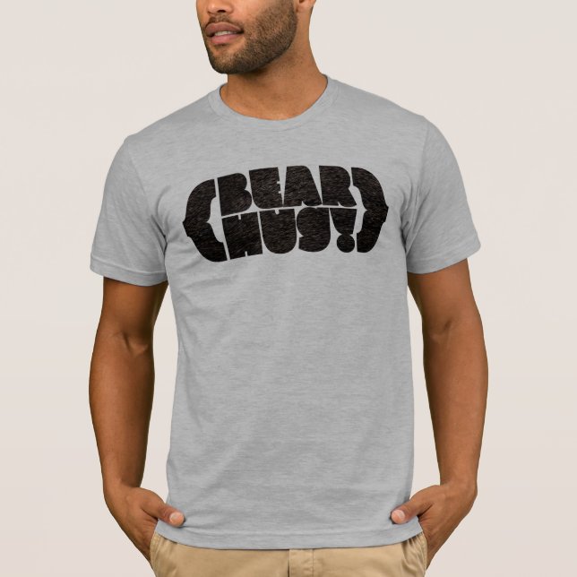 Camiseta Abrazo de oso: Gris (Anverso)
