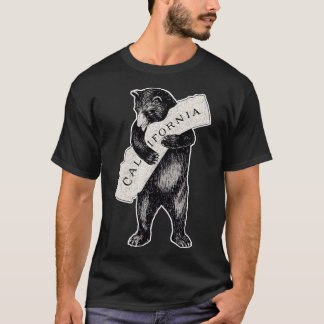 Camiseta Abrazo de Oso Me Encanta California ArtRetro Vinta