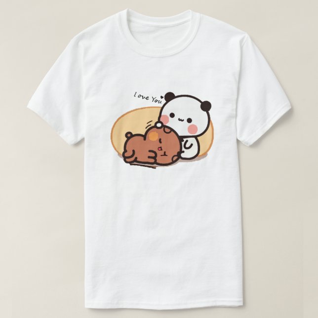 Camiseta abrazo de oso panda (Diseño del anverso)