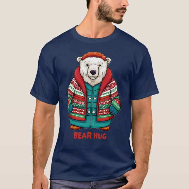 Camiseta Abrazo de oso polar (Anverso)