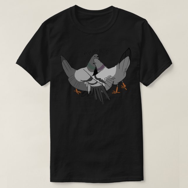 Camiseta abrazo de paloma 2 (Diseño del anverso)