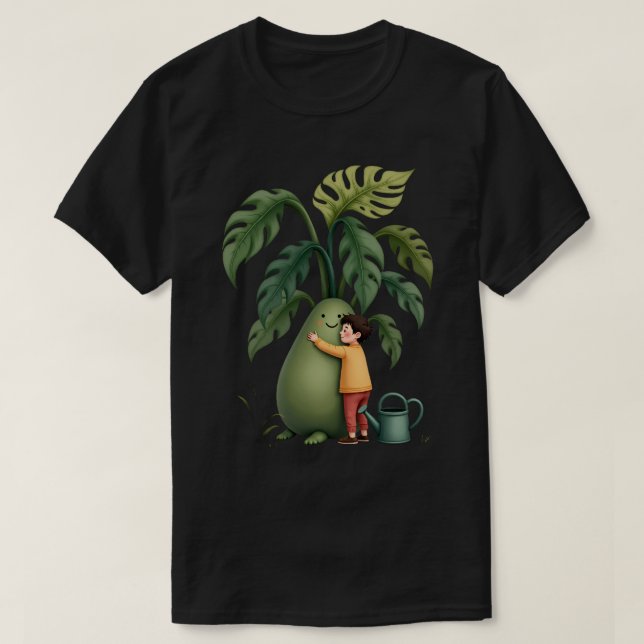 Camiseta Abrazo de planta (Diseño del anverso)