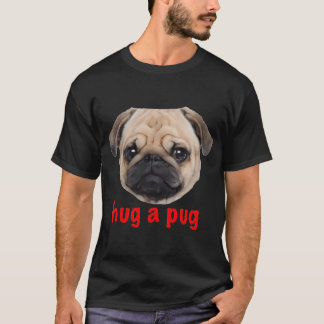Camiseta abrazo de pug