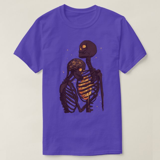 Camiseta Abrazo de Skeleton (Diseño del anverso)
