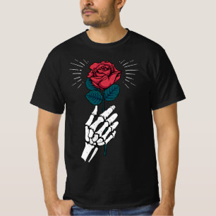 Camiseta Abrazo de Skeleton: La ropa de calle Rosa