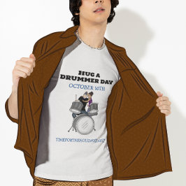 Camiseta Abrazo de un día de tambor | 10 de octubre