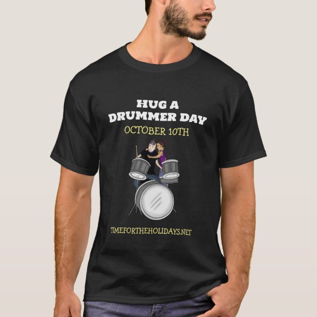 Camiseta Abrazo de un día de tambor | 10 de octubre (Anverso)