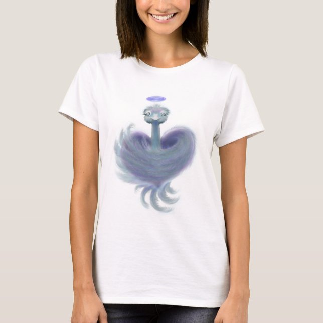 Camiseta Abrazo del cielo ~ Avestruz (Anverso)