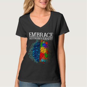 Camiseta Abrazo divertido Neurodiversidad Autismo de Adhd A