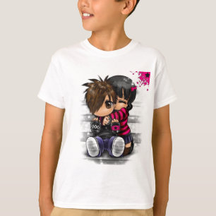 Camiseta abrazo emo