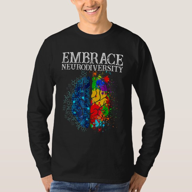 Camiseta Abrazo gracioso Neurodiversidad Autismo del TDAH C (Anverso)
