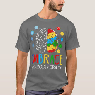 Camiseta Abrazo gracioso Neurodiversidad Autismo del TDAH C