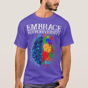 Camiseta Abrazo gracioso Neurodiversidad Autismo del TDAH C