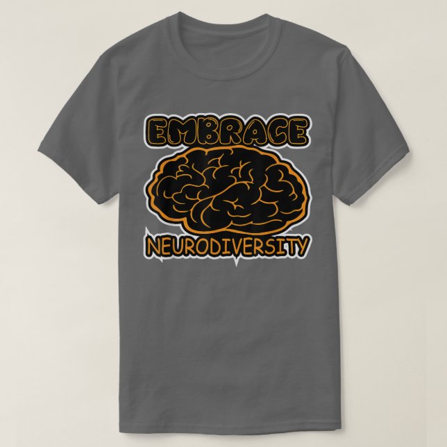 Camiseta Abrazo gracioso Neurodiversidad Autismo del TDAH C (Diseño del anverso)