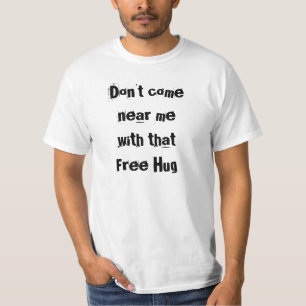 Camiseta Abrazo libre anti divertido