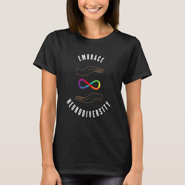 Camiseta Abrazo Neurodiversidad Adhd Autismo Dislexia (Anverso)