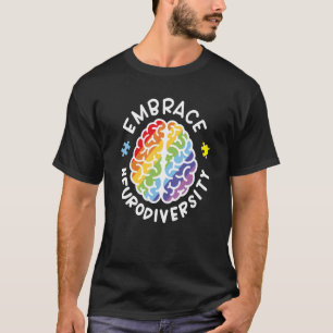 Camiseta Abrazo Neurodiversidad Autismo cerebral Conciencia