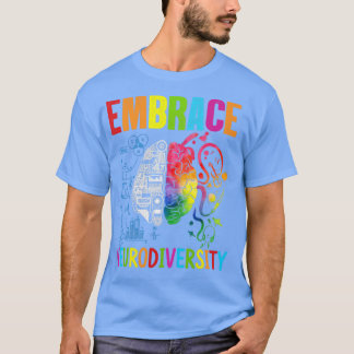 Camiseta Abrazo Neurodiversidad Autismo Cerebro Disor Espec