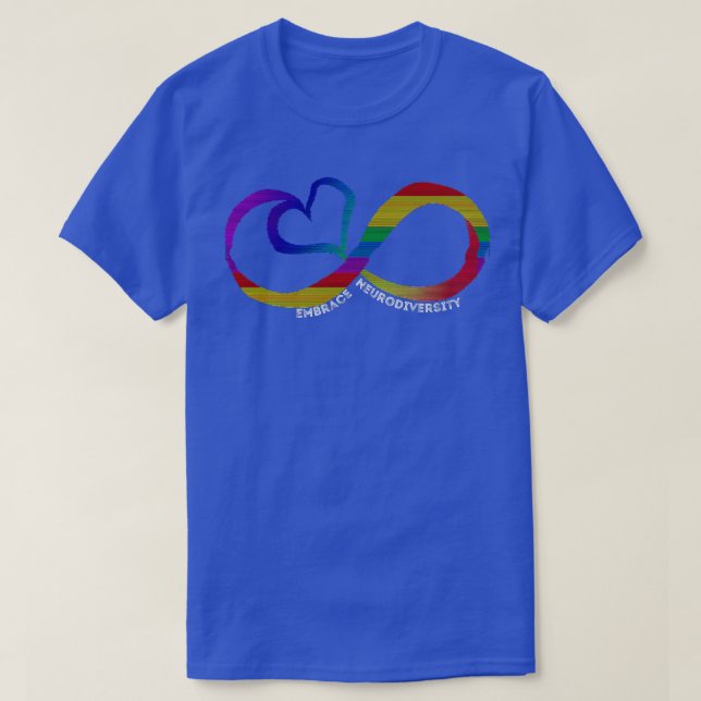 Camiseta Abrazo Neurodiversidad Autismo Espectro ASD TDAH R (Diseño del anverso)