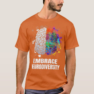 Camiseta Abrazo Neurodiversidad Autismo TDAH ASD Rainbow Br