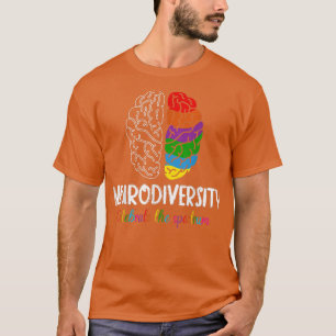 Camiseta Abrazo Neurodiversidad Espectro ASD TDAH Arcoiris