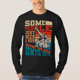 Camiseta Abrazo Por El Cuello Tap Hacia El Bjj Brasileño Ji