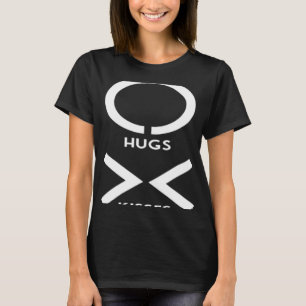 Camiseta Abrazos Besos xo amor desde la distancia