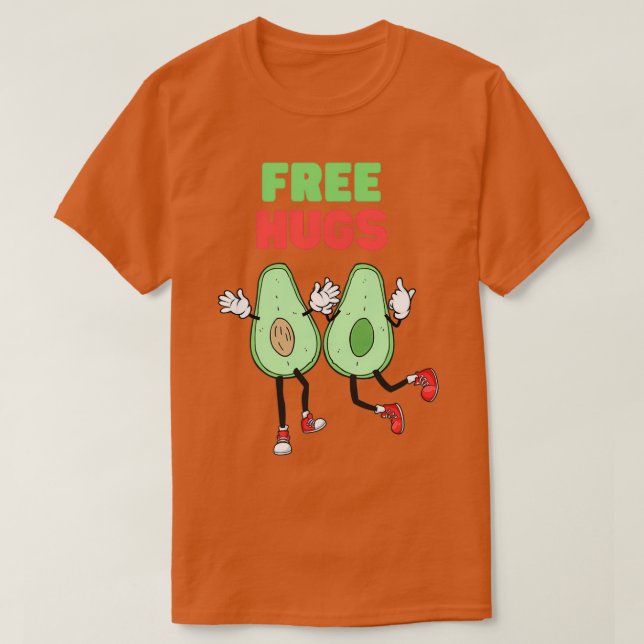 Camiseta Abrazos de aguacate (Diseño del anverso)