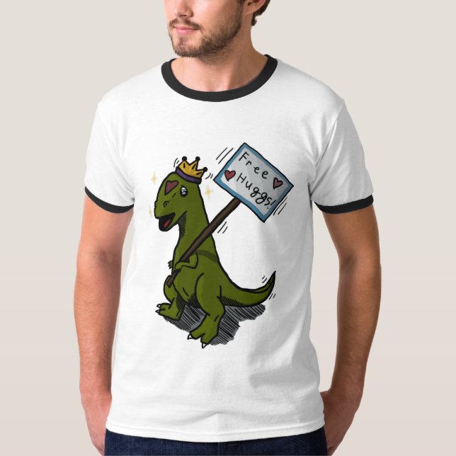 Camiseta ¡Abrazos de Dino! (Anverso)