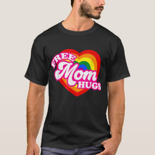 Camiseta Abrazos de mamá gratis para mujeres Orgullo gay LG