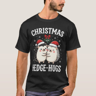 Camiseta Abrazos de Navidad Erizo Lindo Erizo Fiesta