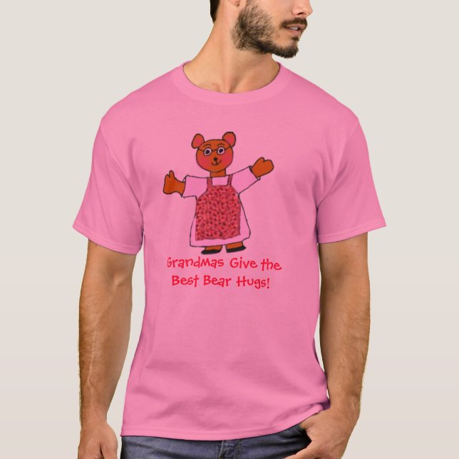 Camiseta Abrazos de oso de la abuela - oso de la abuela (Anverso)